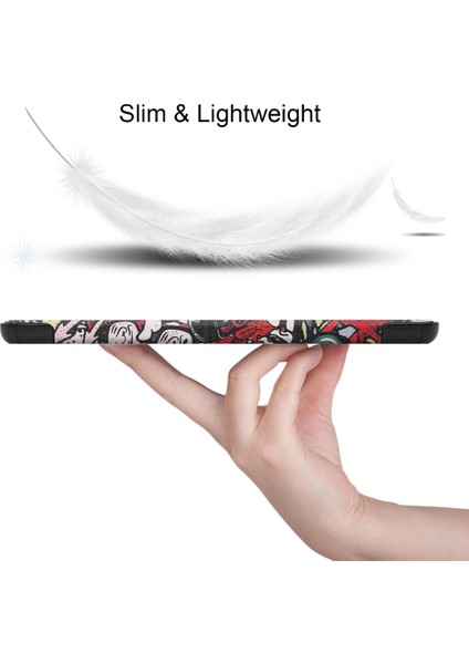 Samsung Galaxy Tab S7 Plus Için Pu Deri Kılıf Samsung Galaxy Tab S8+ / Tab S8 Plus / Tab S7 Fe / Tab S7+ Için (Yurt Dışından)