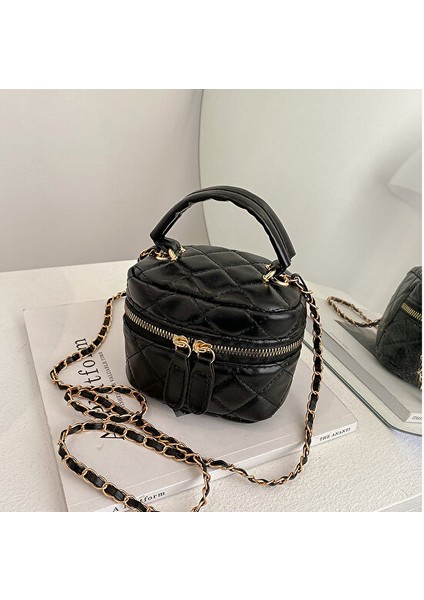 Bahar High-End Mini Çanta Kadın Yeni Moda Niş Tasarım Doku Zincir Postacı Çantası (Yurt Dışından)