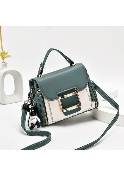 Yaz Yeni Moda Moda Tek Omuz Taşınabilir Messenger Çift Amaçlı Yaz Küçük Kare Çanta (Yurt Dışından)