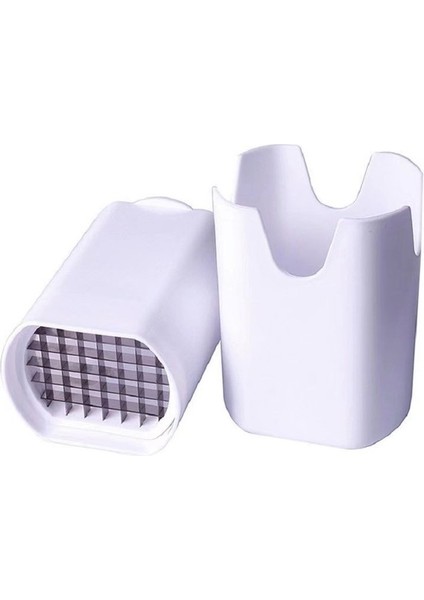 Yeduo Patates Cipsi Dilimleme Aleti - Beyaz (Yurt Dışından)