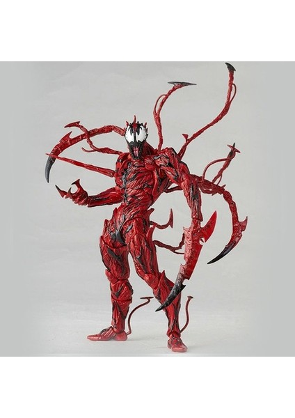 Marvel Venom Carnage Anime Figure Toys 18 cm Film Venom 2 Carnage Bjd Figure Model Collection Toys Christmas Gift For Children (Yurt Dışından)