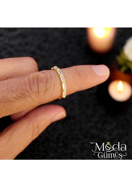 925 Ayar Gümüş Yarım Tur Yüzük & Alyans ( Model 2) modelleri