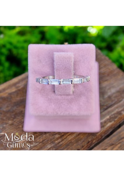 925 Ayar Yarım Tur Gümüş Yüzük&alyans (Model1)