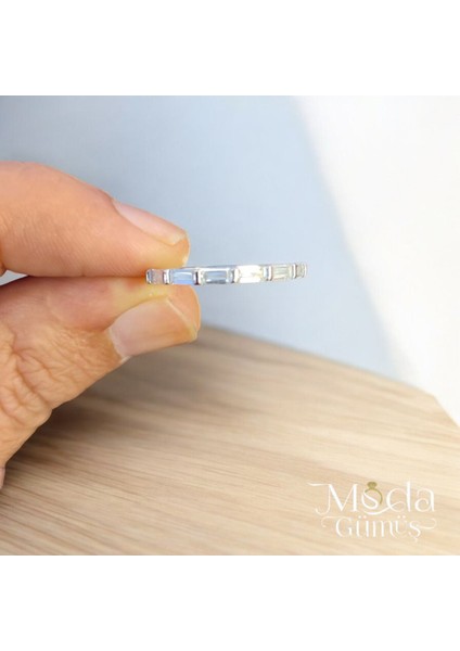 925 Ayar Yarım Tur Gümüş Yüzük&alyans (Model1) fiyatları