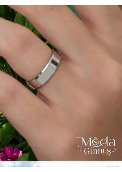 Gümüş 5 mm Düz Klasik Alyans Yüzük fırsatları