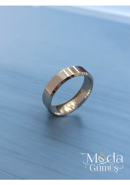 Gümüş 5 mm Düz Klasik Alyans Yüzük indirimleri