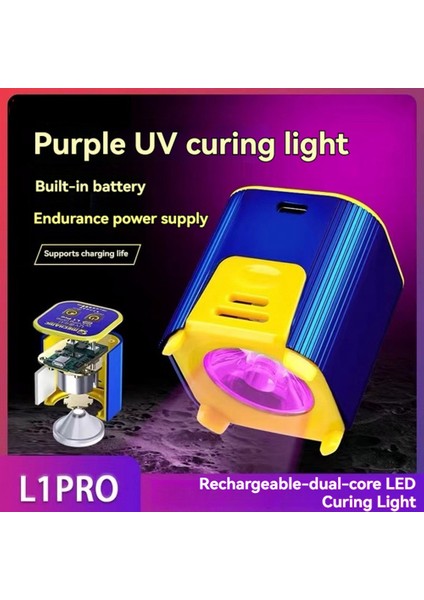 Mechanıc L1 Pro Akıllı Uv Kürleme Lambası Akıllı Çift Lamba Hızlı Kürleme Onarım Aracı Oca Optik Lehim Maskesi Yağ Reçine Yapıştırıcı (Yurt Dışından) modelleri