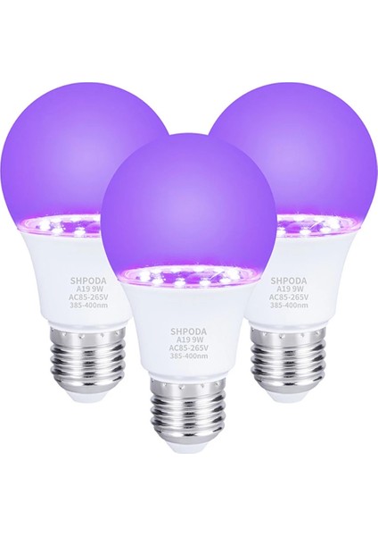 Adet 10W Ultraviyole Uv Ampul Floresan Algılama Uv Lamba Siyah Açık Mavi Lamba E26 110V 220V Dj Parti Dekorasyon Için (Yurt Dışından)
