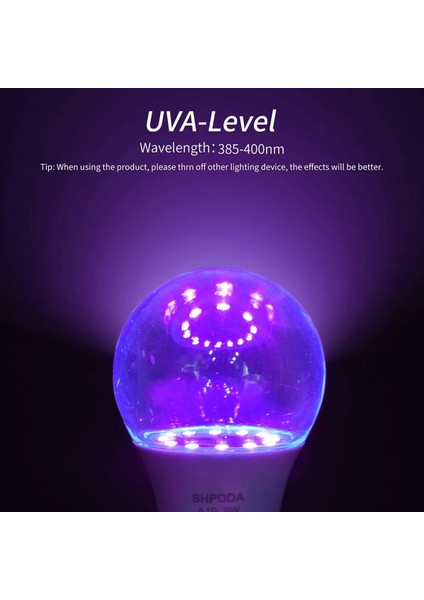 Adet 10W Ultraviyole Uv Ampul Floresan Algılama Uv Lamba Siyah Açık Mavi Lamba E26 110V 220V Dj Parti Dekorasyon Için (Yurt Dışından)