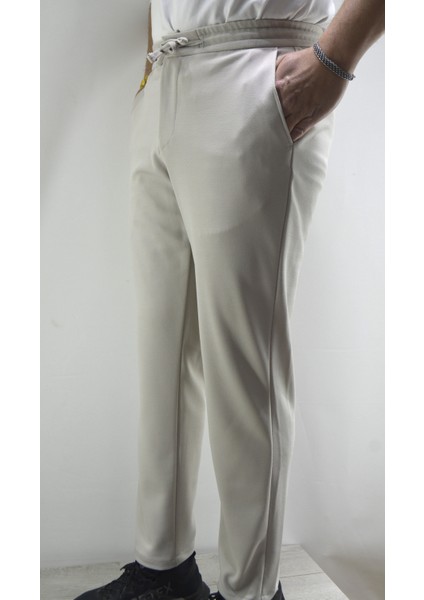 Manjogger Örme Jogger Pantolon Bej fiyatları