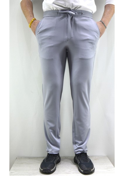 Manjogger Örme Jogger Pantolon Gri