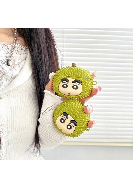 Cute Durian Beware Airpods Apple Kablosuz Kulaklık Kılıfı Için Koruyucu Kılıf Airpods Pro2 Için Uygundur (Yurt Dışından) fiyatları