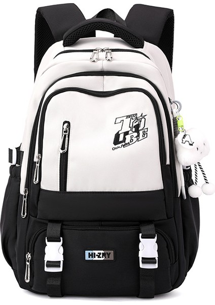 Ilkokullar Ortaokul Lise Su Geçirmez Nefes Alabilir Yeni Büyük Kapasiteli Omuz Çantası Bilgisayar Çantası Çok Katmanlı Koleksiyon (Yurt Dışından)