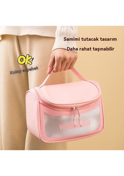 Ellerinin Su Olmayan Pu Depolama Çantası, Büyük Kapasitet Çantası, Tuvalet Çantası, Kadınlar Için Küçük Kokuşturma Stili Makyaj Çantası (Yurt Dışından) fiyatları