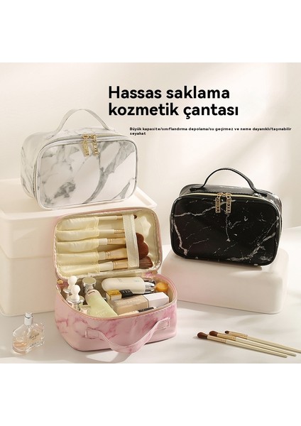 Büyük Kapasiteli Çanta Seyahat Taşınabilir Kozmetik Çanta Su Geçirmez Çanta Pu Kozmetik Çanta (Yurt Dışından) fiyatları