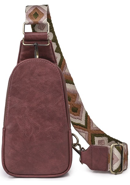Crossbody Çanta Kadın Modası Bayan Göğüs Çantası (Yurt Dışından)