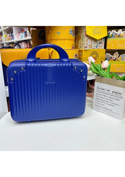 Handheld Makeup Box 14 Inch Mini Luggage Gift Box Wedding Gift Spring Festival Box Companion Gift Makeup Bag (Yurt Dışından)