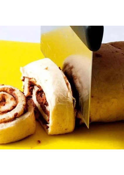Hamur Kesme Aparatı Kesici Kazıyıcı Pasta Kek Şekillendiren Spatula