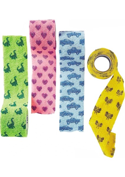 Coflex Nl Kendinden Yapışkanlı Sarma Kiti ( Kıdspack 2''x5 Yd )-( Coban Yapışkanlı Bandaj Koban )Mavi