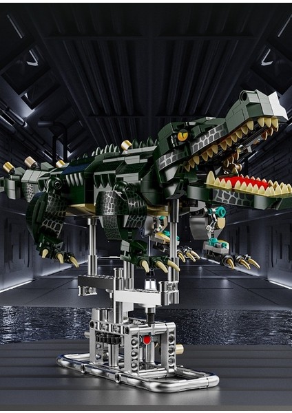 996 Parça Cyborg Timsah Yapı Taşı Puzzle Model Oyuncaklar (Yurt Dışından)