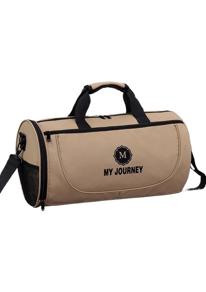 Islak ve Kuru Ayırma Fitness Bez Çanta Erkek ve Kadın Tek Omuz Crossbody Çanta Spor Basketbol Sırt Çantası Gezi Çantası (Yurt Dışından)