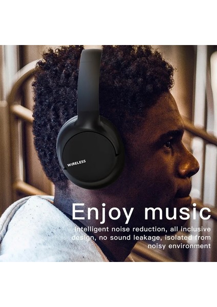L700 Bluetooth Kulaklık Kulak Üstü Müzik Kablosuz Kulaklık Hifi Stereo Bas Ses Spor Kulaklık-Pembe (Yurt Dışından)