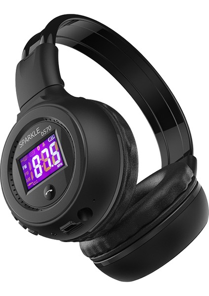 Zealot B570 Hifi Bluetooth Kulaklık Stereo Kablosuz Arama Müzik Kulaklık Desteği Fm Radyo Tf Kart-Siyah (Yurt Dışından)