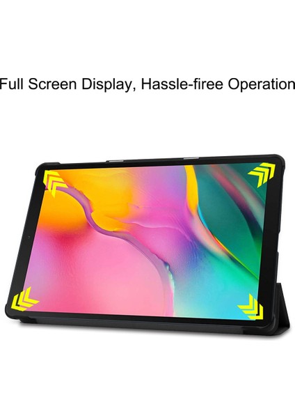 Galaxy Tab A 10.1 2019 Için Custer Texture Deri Kılıf (Yurt Dışından)