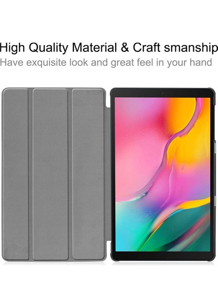 Galaxy Tab A 10.1 2019 Için Custer Texture Deri Kılıf (Yurt Dışından) fiyatları