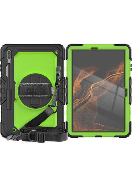 Samsung Galaxy Tab S8+ 12.4 Inç SM-X800 Için Silikon + Pc Kılıfı (Yurt Dışından) indirimleri