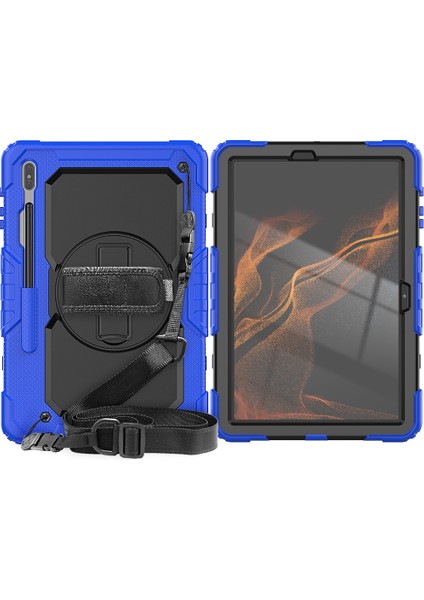 Samsung Galaxy Tab S8+ 12.4 Inç SM-X800 Için Silikon + Pc Kılıfı (Yurt Dışından) indirimleri