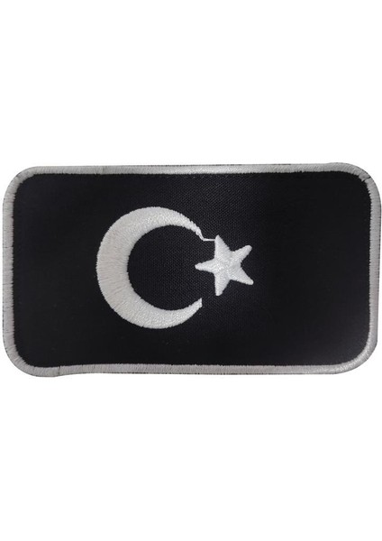 Bayrak Nakış Patch - Peç 10 cm x 4,5 cm Lacivert fiyatları