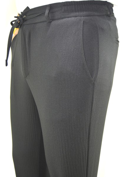Manjogger Gofre Jogger Pantolon Siyah