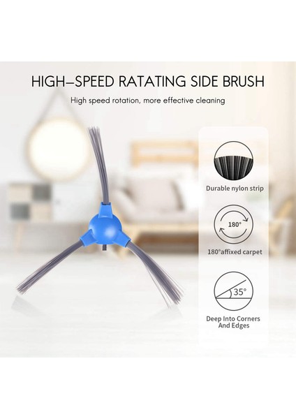 Yedek Parçalar Uyumlu Robovac 11S, 30, 30C T2120 15C, Aksesuarlar 16 Yan Fırça (Yurt Dışından) fiyatları