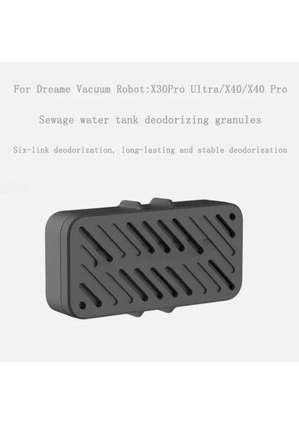 Elektrikli Süpürge Parçaları, X30PRO ULTRA/X40/X40 Pro Aksesuarları, Kanalizasyon Tankı Koku Giderici Parçacıklar Süpürme Robotu Elektrikli Süpürge Parçaları, Siyah (Yurt Dışından) indirimleri