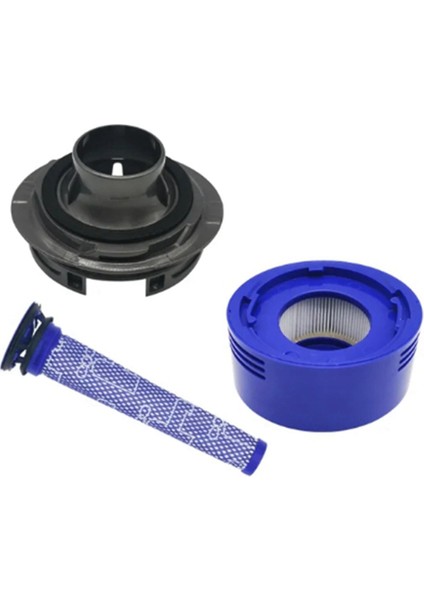 Ön Filtre, Arka Motor Kapağı + Filtre Ön Filtre Seti V7 V8 Elektrikli Süpürge Aksesuarları Için Yedek, Gösterildiği Gibi (Yurt Dışından)