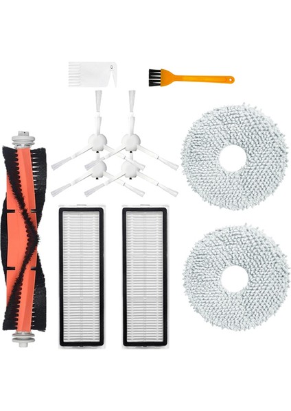 Vakumlu Süpürge Parçaları, Omni Robot X10+ L10S Ultra/ S10 Pro Ana/yan Fırça Hepa Filtre Paspas Bezi Toz Torbası Parçaları, Gösterildiği Gibi (Yurt Dışından)