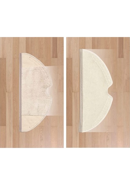 Süpürge Bezi, 8 Paket Mikrofiber Paspas Bezi Pedleri S5 Max S50 S51 S55 S6 Pure Maxv Elektrikli Süpürge Parçaları Için, Gösterildiği Gibi (Yurt Dışından) indirimleri