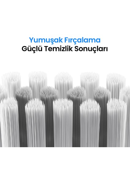 Beyaz 6'lı Diş Fırçası Başlığı