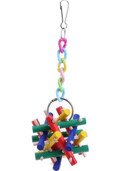 No.3 Tarzı Muhabbet Kuşu Oyuncakları Muhabbet Kuşu Isırma Salıncak Oyuncaklar Renkli Ahşap Çubuk Kuş Oyuncakları Kafes Asma Süs Evcil Kuş Malzemeleri (Yurt Dışından) fırsatları