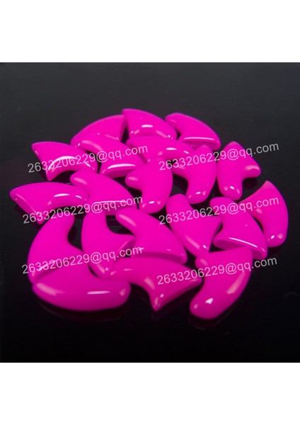 Gül Kırmızı Stili M Beden Yeni Moda Renkli Kedi Tırnak Kapakları Yumuşak Kedi Pençe Yumuşak Pawlot Ücretsiz Yapıştırıcı Glue ile Boyut Xs S M L Hediye Için Evcil Hayvan (Yurt Dışından)