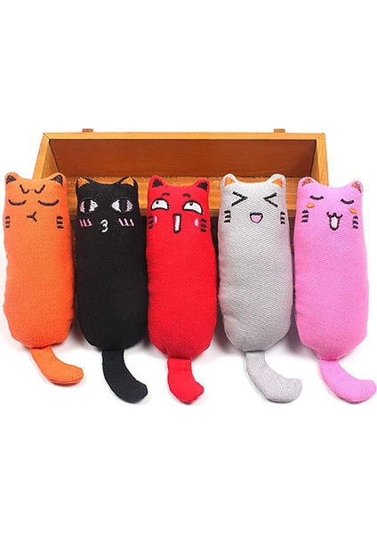 Parlak Sarı Stil Kediler Için Cazip Oyuncak Kedi Ürünleri Sevimli Kedi Oyuncakları Diş Gıcırdatma Için Kedi Tüyü Oyuncak Kedi Peluş Baş Parmak Yastık Pet Aksesuarları (Yurt Dışından)