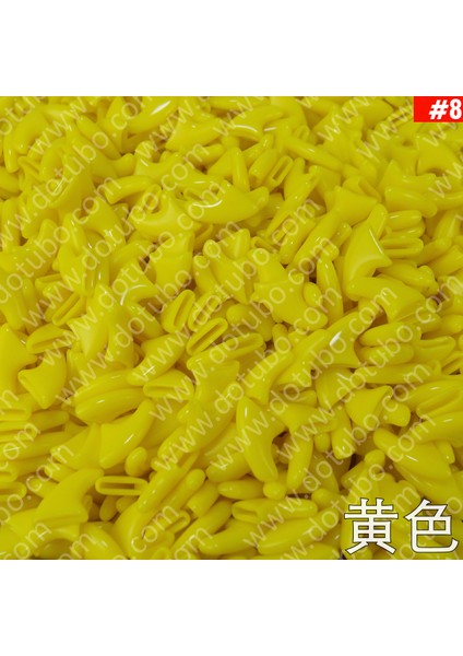 Sarı Stil Xs Beden Kedi Tırnak Kapağı Pati Pençe Silikon Tırnak Koruyucu ile Ücretsiz Yapıştırıcı ve Aplikatör Boyut Xs S M L (Yurt Dışından)