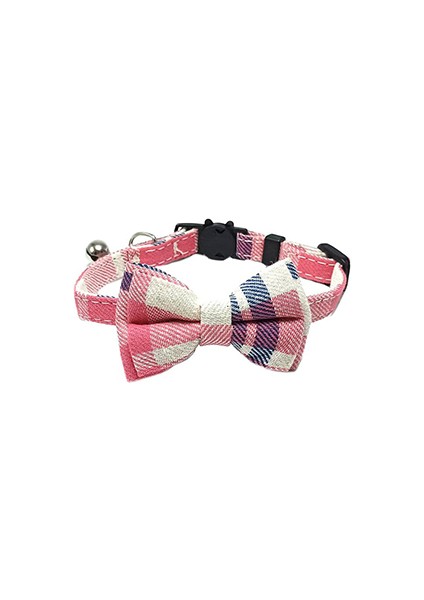 Pembe-Beyaz Tarzı 1CMX26CM Yaylı Ayarlanabilir Köpek Tasmalı Papyon Güvenlik Tokalı Kırılabilir Kedi Yaka Kemer Çizgili Noel Köpeği Kolye Için Bowknot Breakaway Cat Collar Bow Tie (Yurt Dışından)