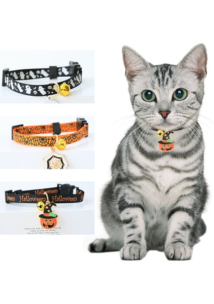 No.6 Tarzı S Beden 1 Adet Yeni Evcil Hayvan Köpek Kedi Kolye Çok Renkli Pet Papyon Takımı Cadılar Bayramı Kedi Tasmaları Pet Köpek Papyon Yavru Pet Tasma Aksesuarları (Yurt Dışından) fiyatları