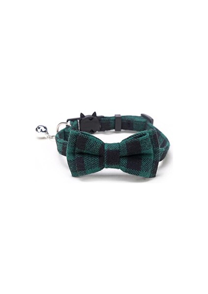 Yeşil Stil 1CMX26CM Yaylı Ayarlanabilir Köpek Tasmalı Papyon Güvenlik Tokalı Kırılabilir Kedi Yaka Kemer Çizgili Noel Köpeği Kolye Için Bowknot Breakaway Cat Collar Bow Tie (Yurt Dışından)
