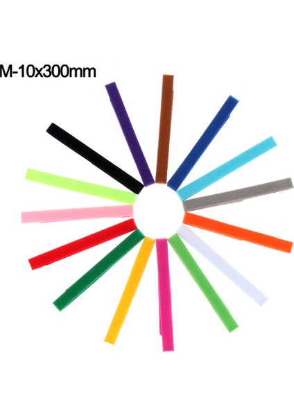 M-10X300MM Stili Et Çok Renkli Tanımlama Kimlik Yaka Yavruları Kedi Köpek Kedi Kadife Pratik Naylon Yeniden Kullanılabilir Yavru Kimlik Yaka Pet Malzemeleri (Yurt Dışından)