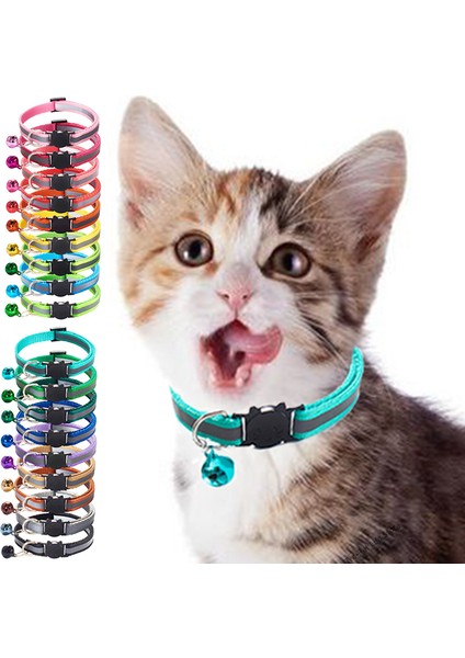 Kaqise Tarzı Karikatür Pet Yaka Kedi ve Köpek Yaka Zil Ayarlanabilir Polyester Kedi Kafası Toka Yansıtıcı Yaka Küçük Köpek Evcil Hayvan Malzemeleri (Yurt Dışından) modelleri