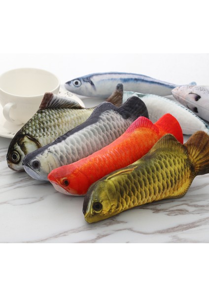 Gri Stil Tüylü Yaratıcı 3D Ahtapot Balık Şekilli Kedi Oyuncağı Hediye Sevimli Simülasyon Balık Oynatma Pet Hediye Kedi Nane Balık Peluş Pet Oyuncağı (Yurt Dışından) modelleri