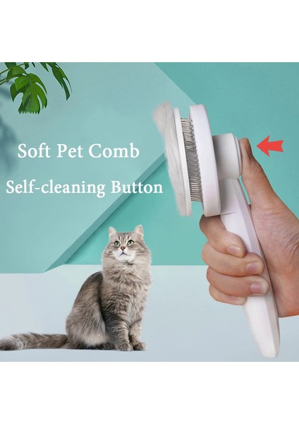 Beyaz Stil Kedi Tarama Pet Tarak Kedi ve Köpek Tüylerini Temizler Kedi Köpek Bakımı Tüy Temizleyici Temizlik Güzel Slikon Fırça Pet Malzemeleri (Yurt Dışından) fiyatları
